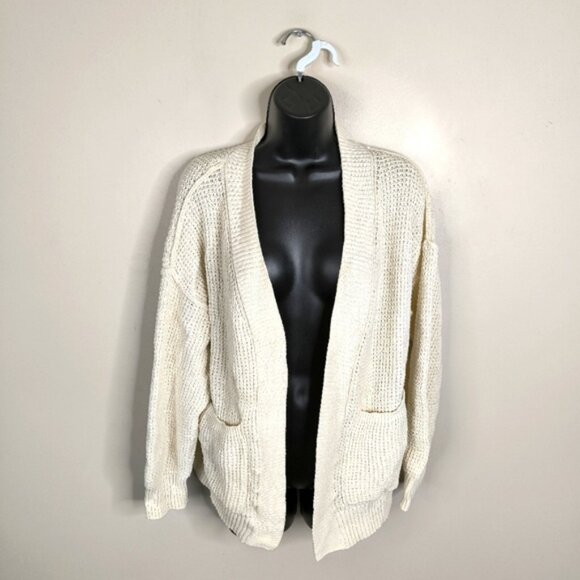 Universal Thread Crochet Boho Coastal Festival Knitted Oversized Cardigan M - Picture 2 of 8